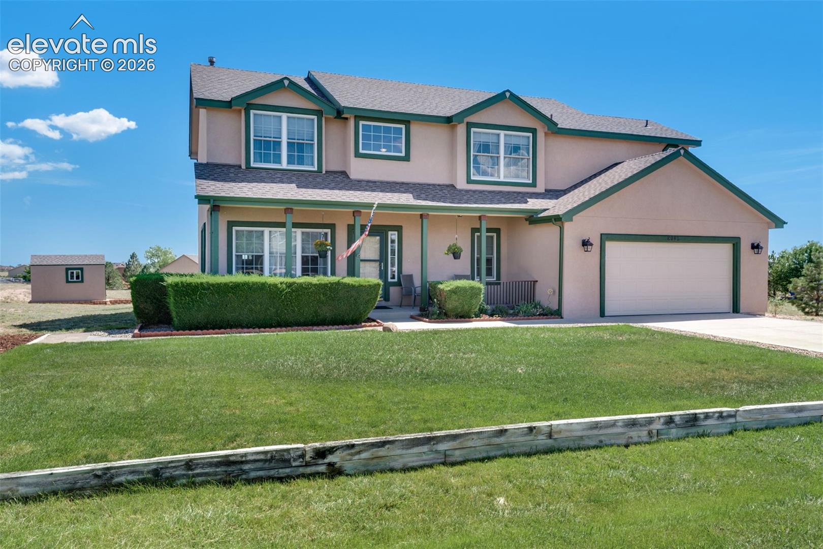 8965 Theriot Road Peyton, CO 80831 - Photo 43 of 50 Wonderful Covered Front Porch