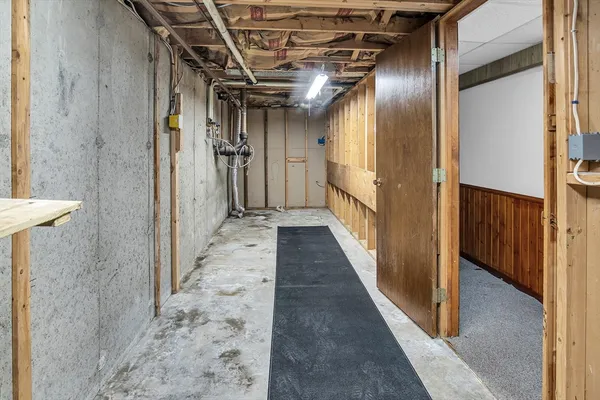 a view of storage and utility room
