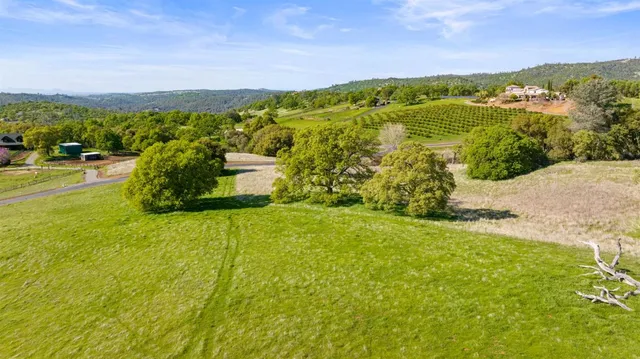 a view of a swimming pool with a yard