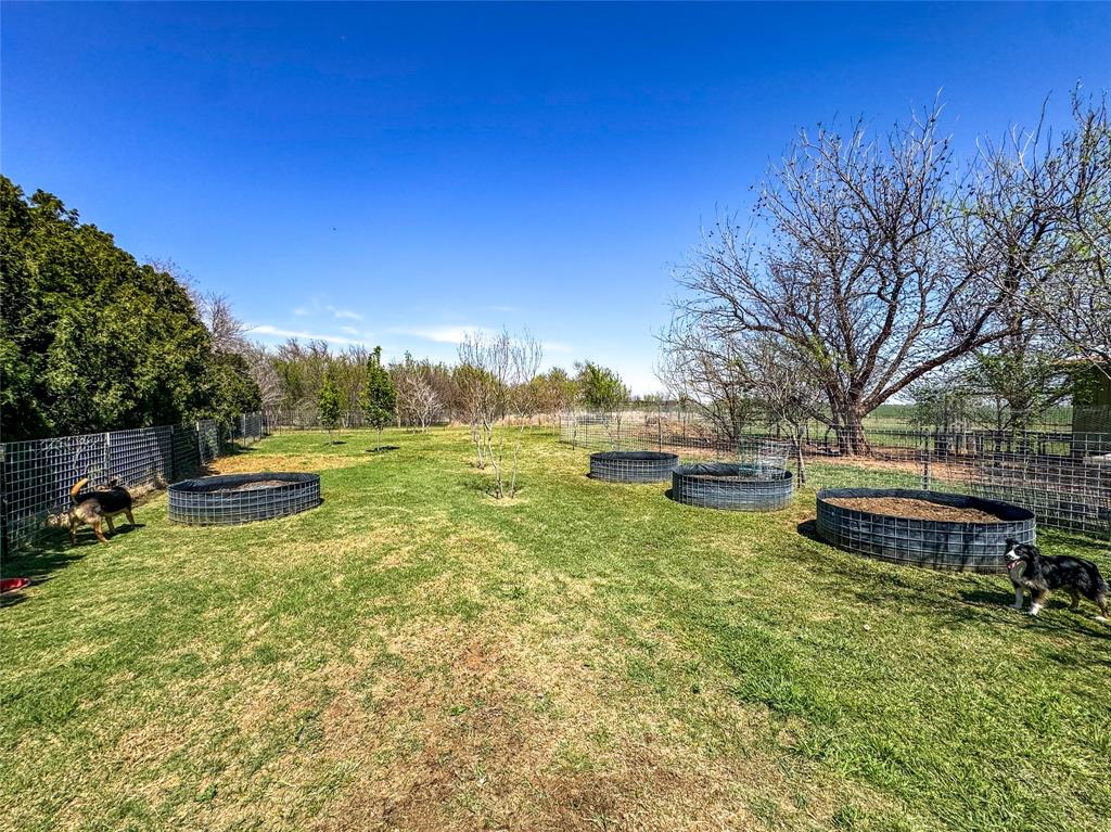1209 Taylor Avenue Rule, TX 79547 - Photo 17 of 40 a backyard of a house with table and chairs