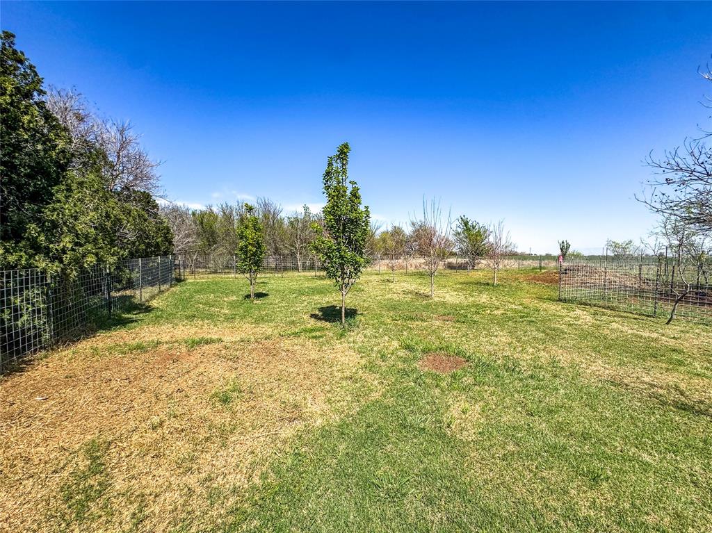 1209 Taylor Avenue Rule, TX 79547 - Photo 18 of 40 a view of a big yard with large trees