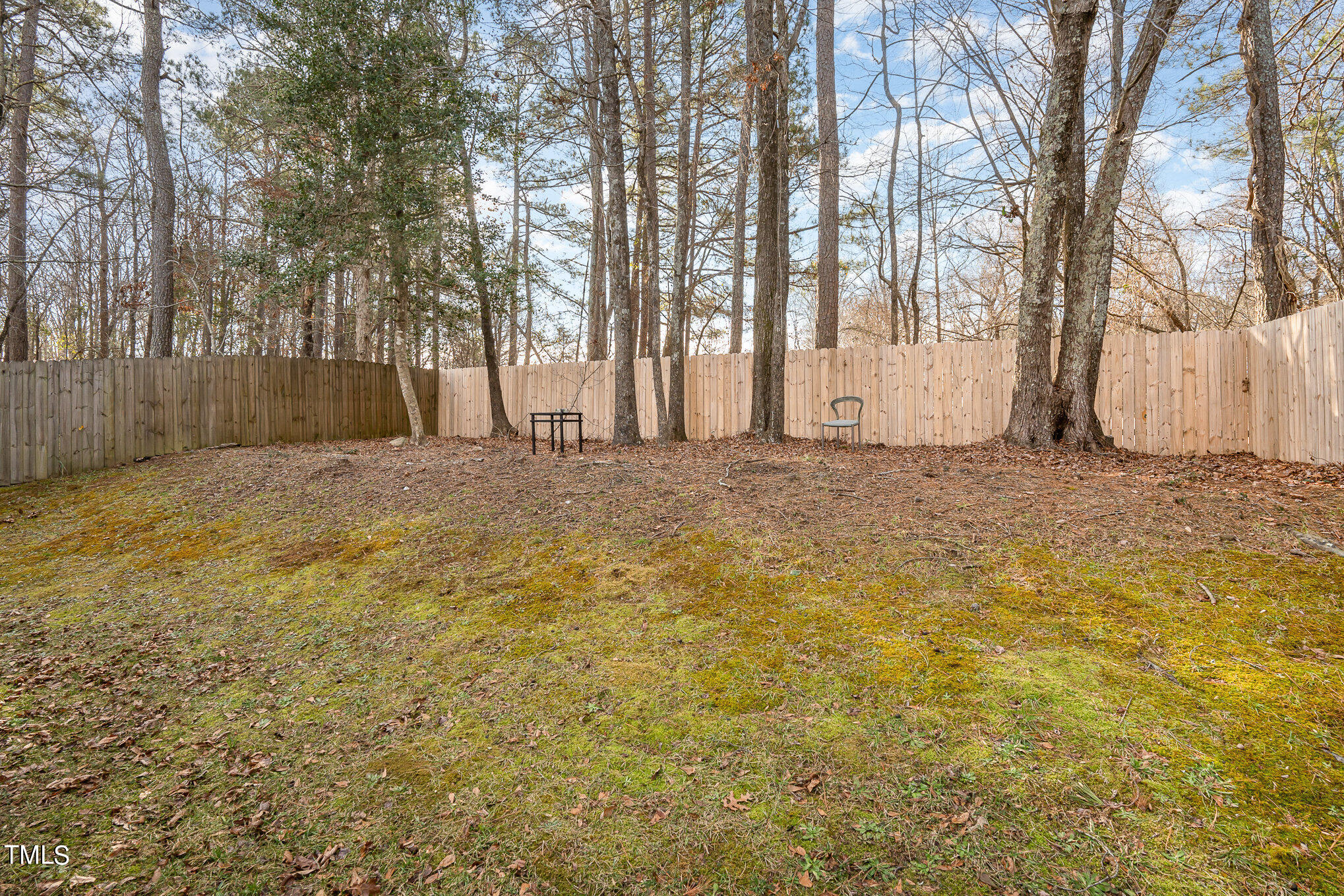 5828 Wynmore Road Raleigh, NC 27610 - Photo 5 of 19 a view of a yard with trees