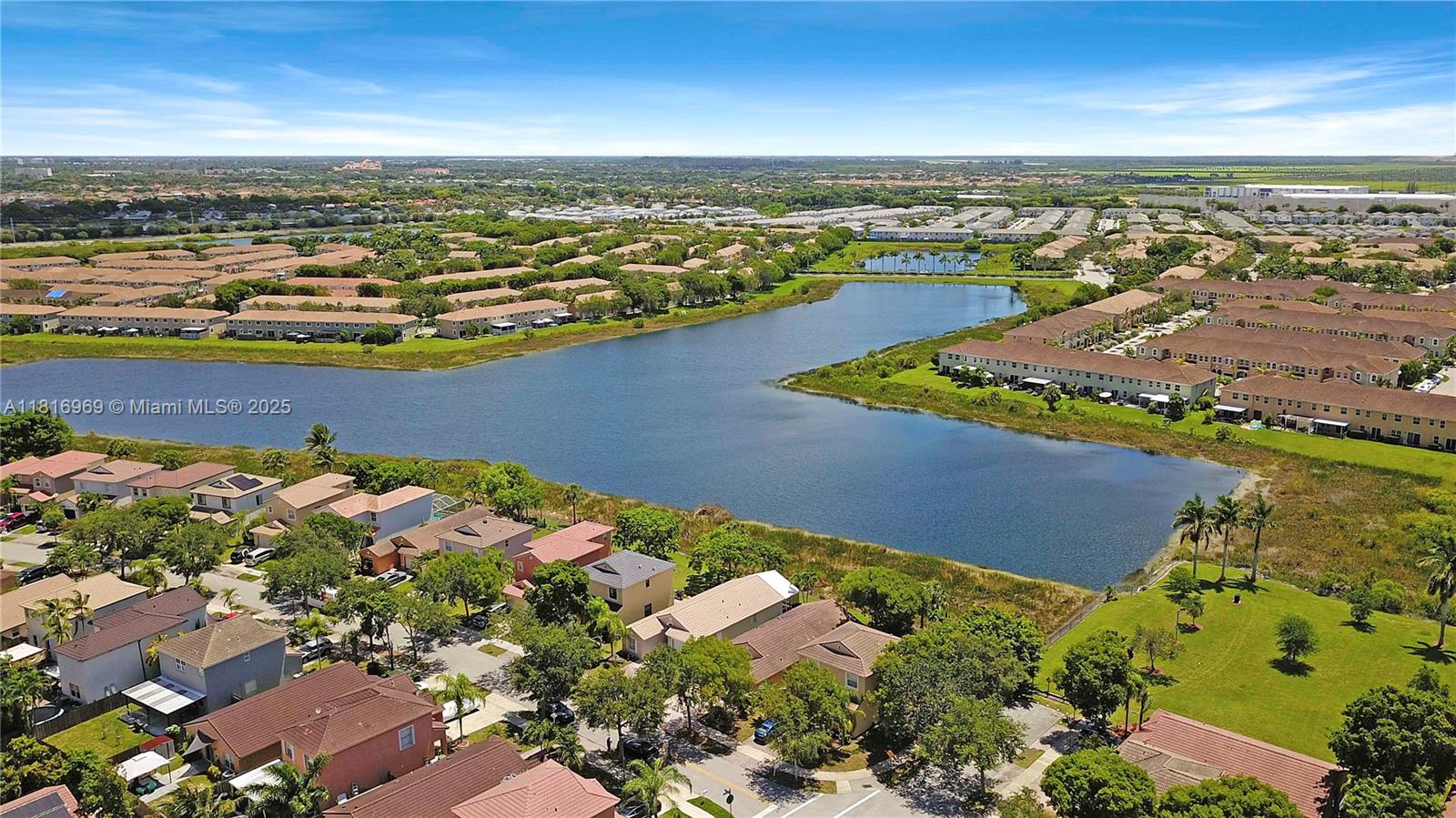 1585 Southeast 20th Road Homestead, FL 33035 - Photo 24 of 26 an aerial view of residential houses with outdoor space