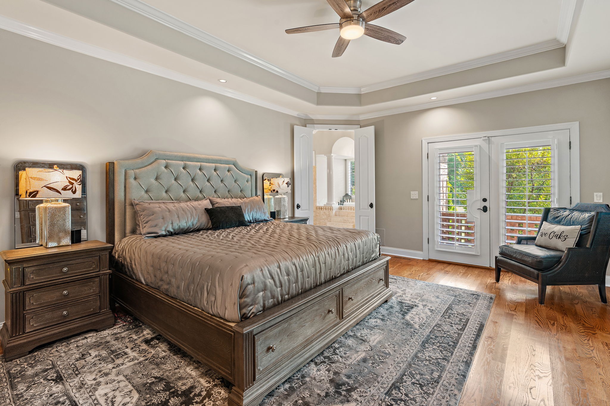 618 Ridgecrest Lane Lebanon, TN 37087 - Photo 19 of 75 a bedroom with a bed a couch and a window