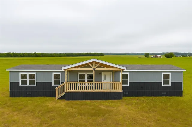 a view of a house with a swimming pool