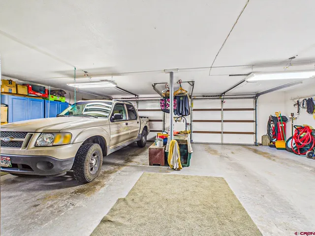 a view of parking garage