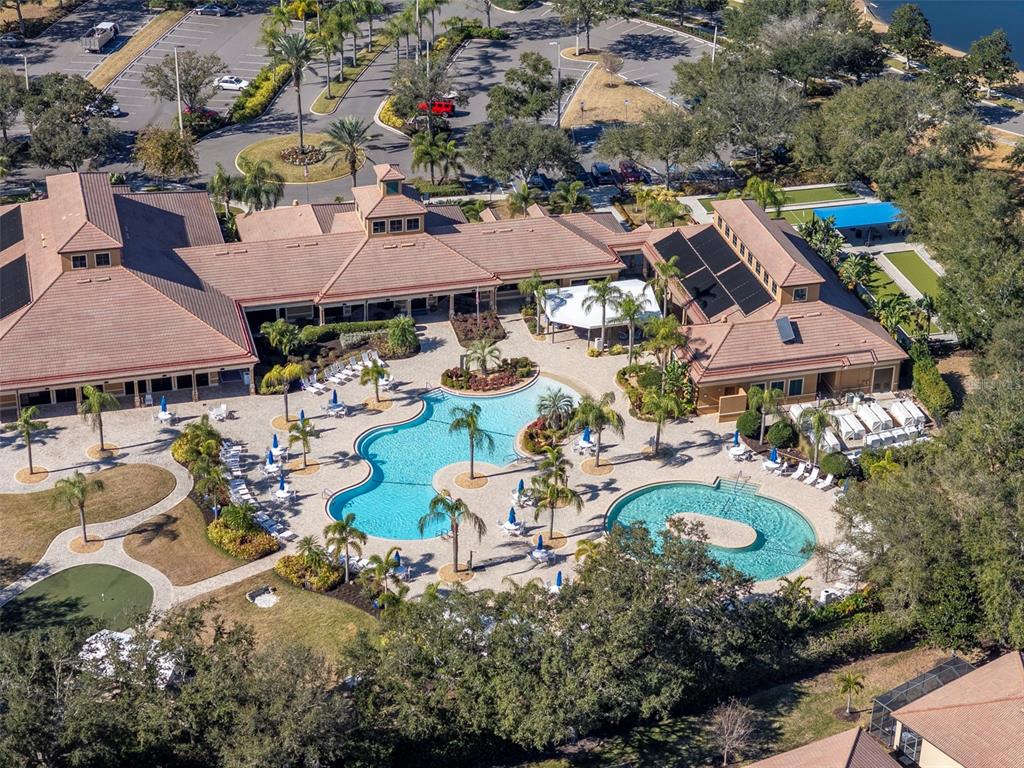 125 Shell Falls Drive Apollo Beach, FL 33572 - Photo 46 of 48 an aerial view of a houses