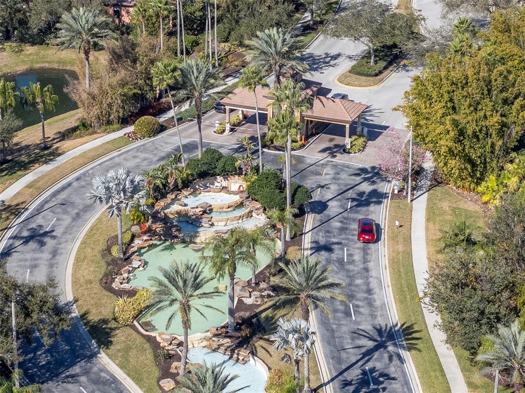 125 Shell Falls Drive Apollo Beach, FL 33572 - Photo 47 of 48 an aerial view of a house with a yard