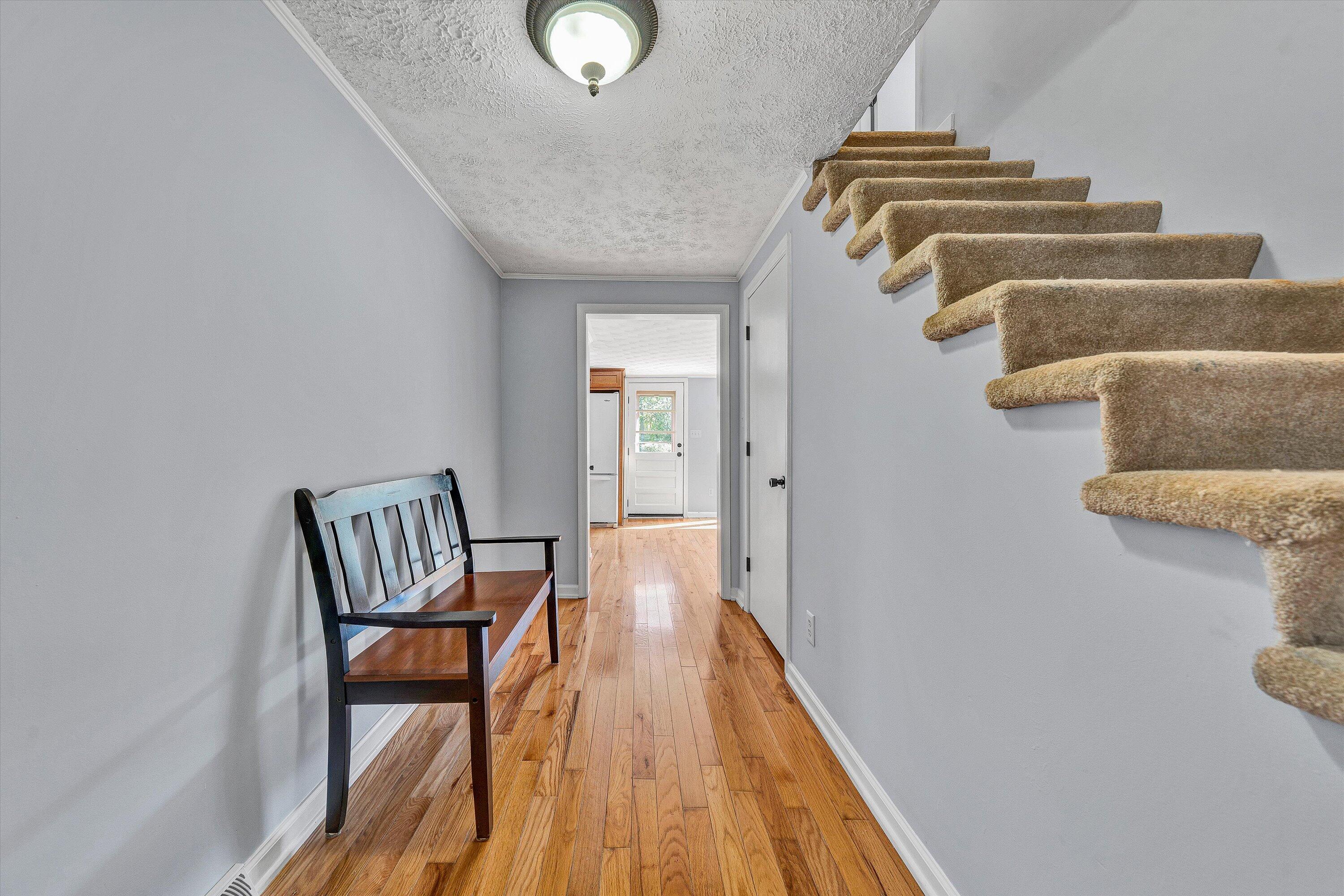 51 Mt Carmel Road Rocky Mount, VA 24151 - Photo 7 of 37 a view of entryway and hall with wooden floor