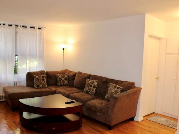 275 Webster Avenue, Unit 3A Brooklyn, NY 11230 - Photo 7 of 20 a living room with furniture and a wooden floor