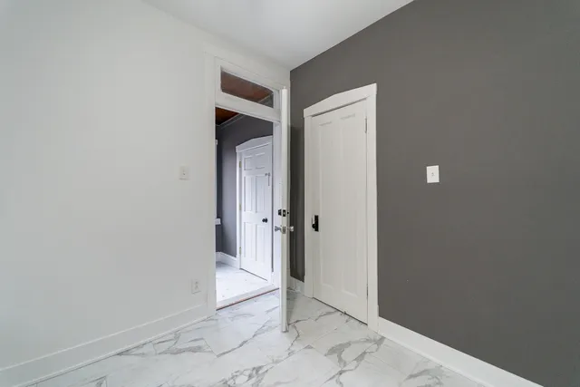 a view of an empty room