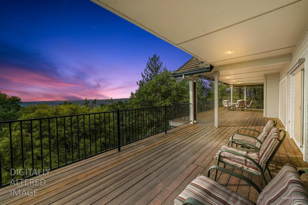 2358 Deer Ravine Court Cool, CA 95614 - Photo 48 of 63 view of deck at dusk