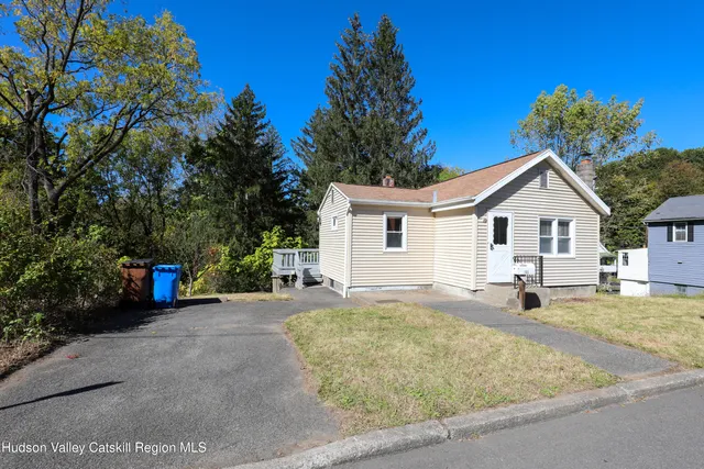 a view of a house with a patio