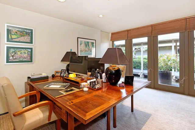 a view of city with ocean view