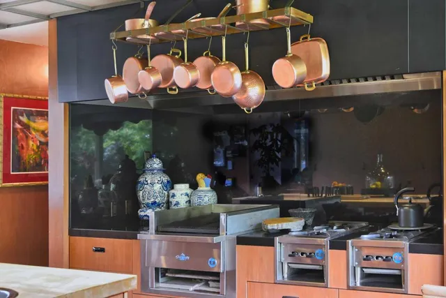 a outdoor space with chairs