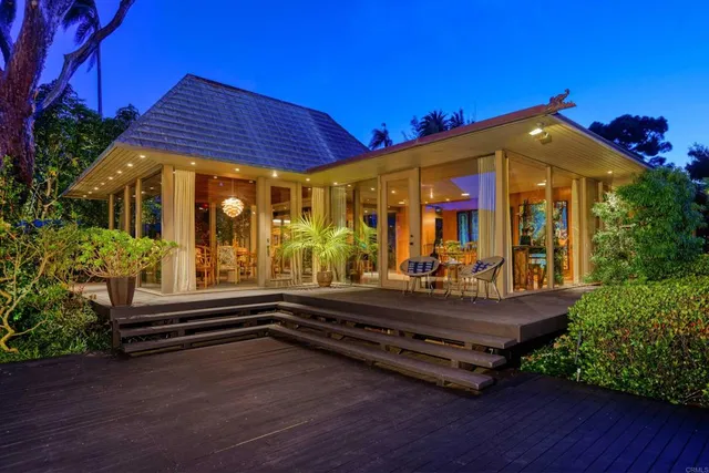 a front view of house with an entryway