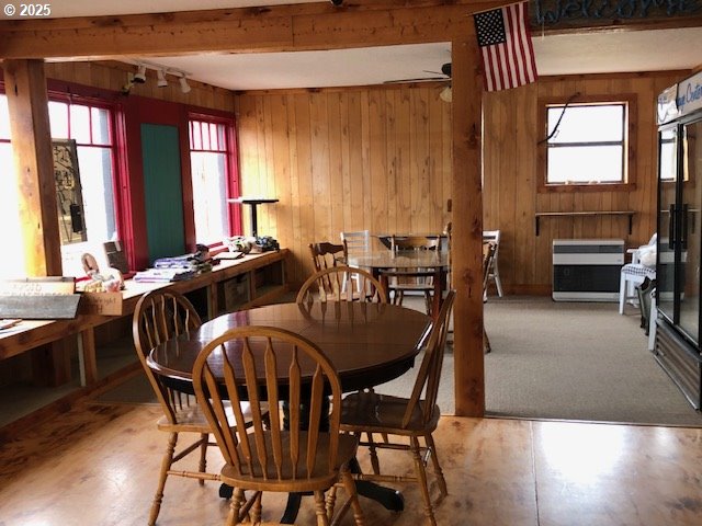 150 East Franklin Avenue Dayville, OR 97825 - Photo 22 of 33 a dining room with furniture and window