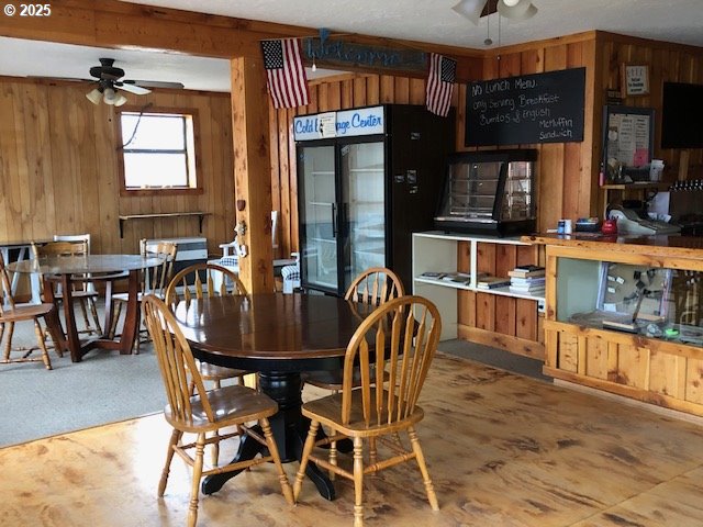 150 East Franklin Avenue Dayville, OR 97825 - Photo 23 of 33 a dining room with furniture and window