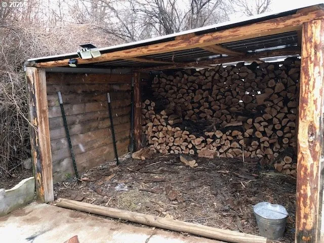 a view of outdoor space with seating area