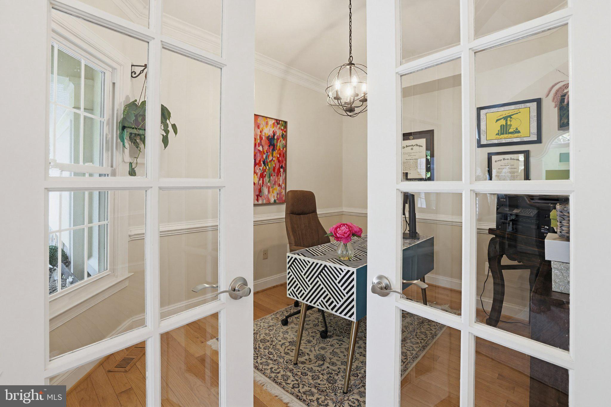 6732 Churchill Road McLean, VA 22101 - Photo 25 of 61 Chic home office with stylish decor.