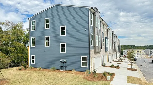 a view of a house with a patio