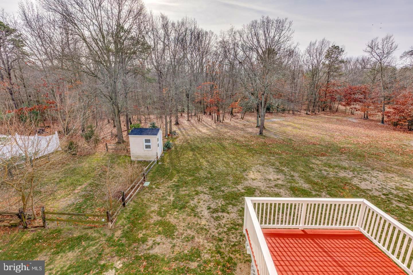 136 Dutch Road Marlton, NJ 08053 - Photo 47 of 52 Back view of expansive yard w/ fence garden area.