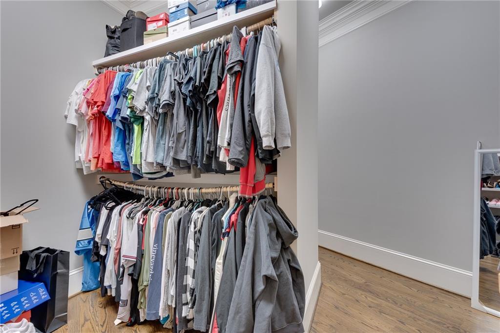 187 Fontaine Road Southwest Mableton, GA 30126 - Photo 70 of 84 a view of walk in closet with clothes
