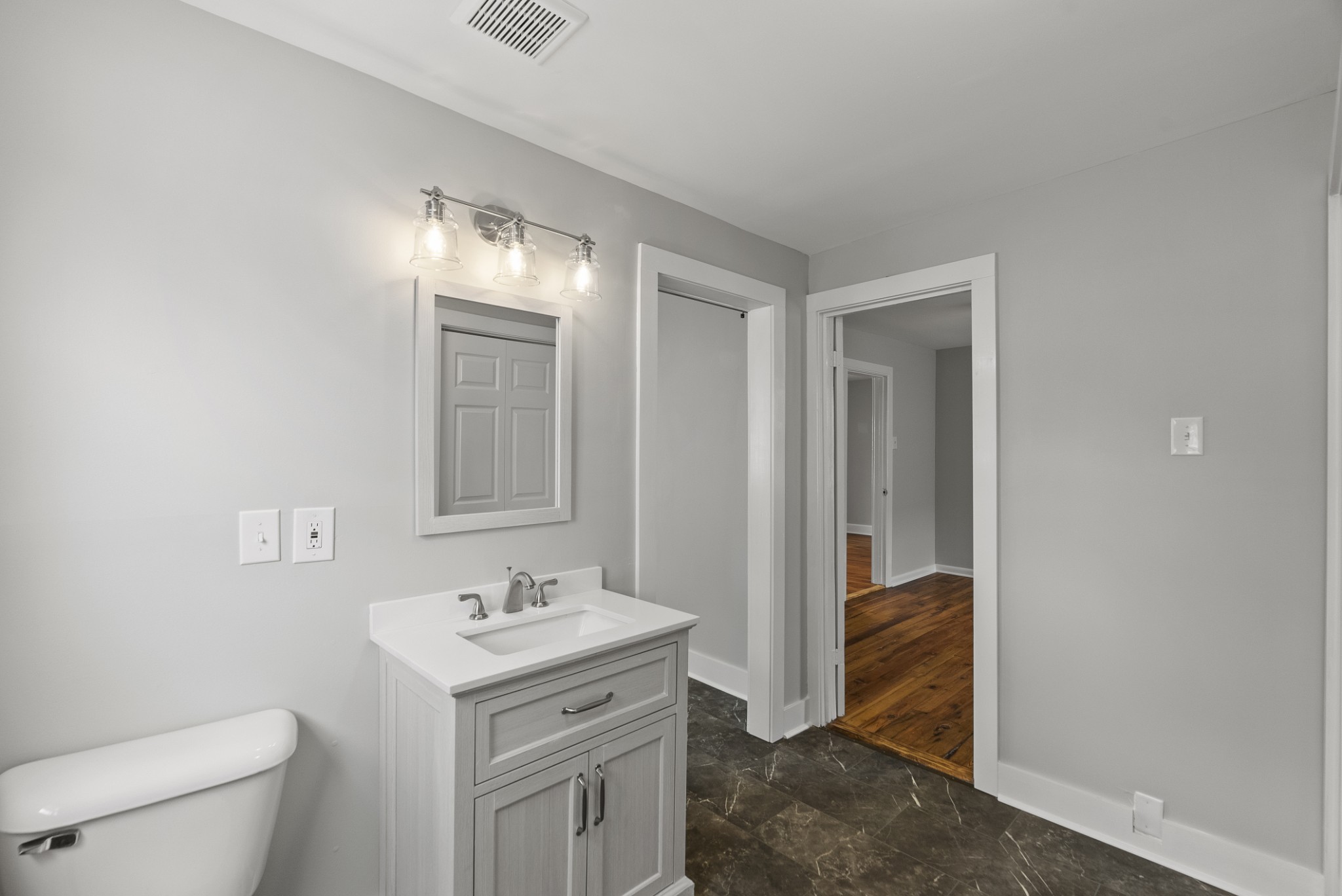 104 North Walnut Street Springfield, TN 37172 - Photo 19 of 19 a bathroom with a sink toilet and vanity