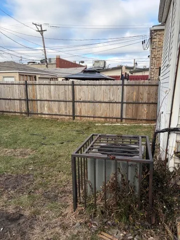 a view of a balcony with an outdoor space