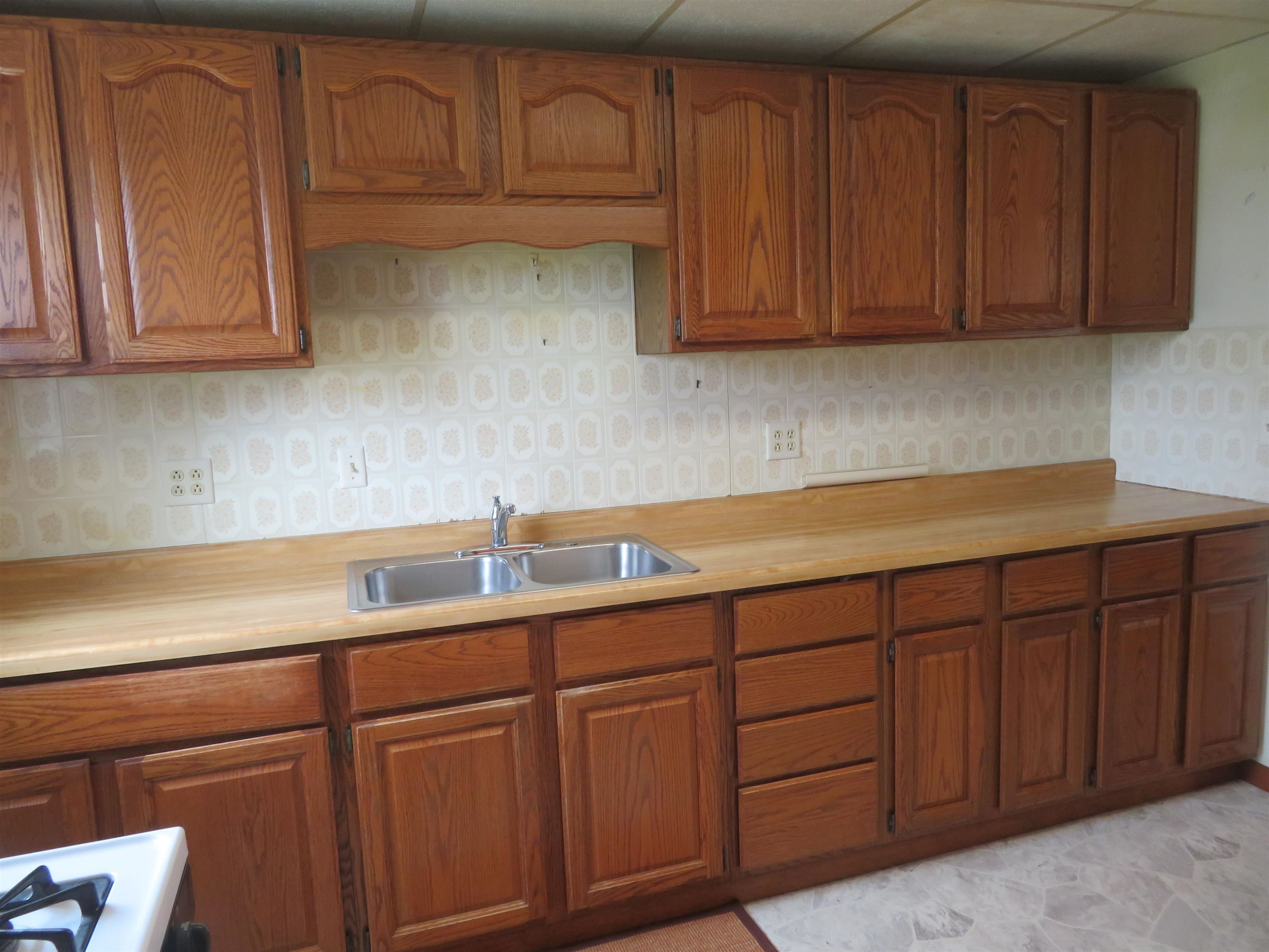 6940 West Stephenson St Road Freeport, IL 61032 - Photo 9 of 25 a kitchen with stainless steel appliances granite countertop cabinets and potted plant on the counter