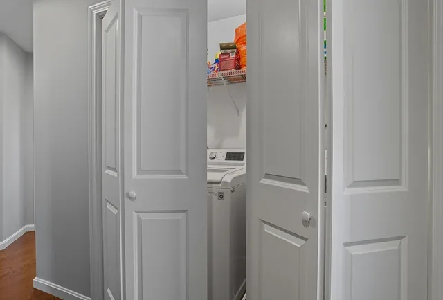 a view of walk in closet