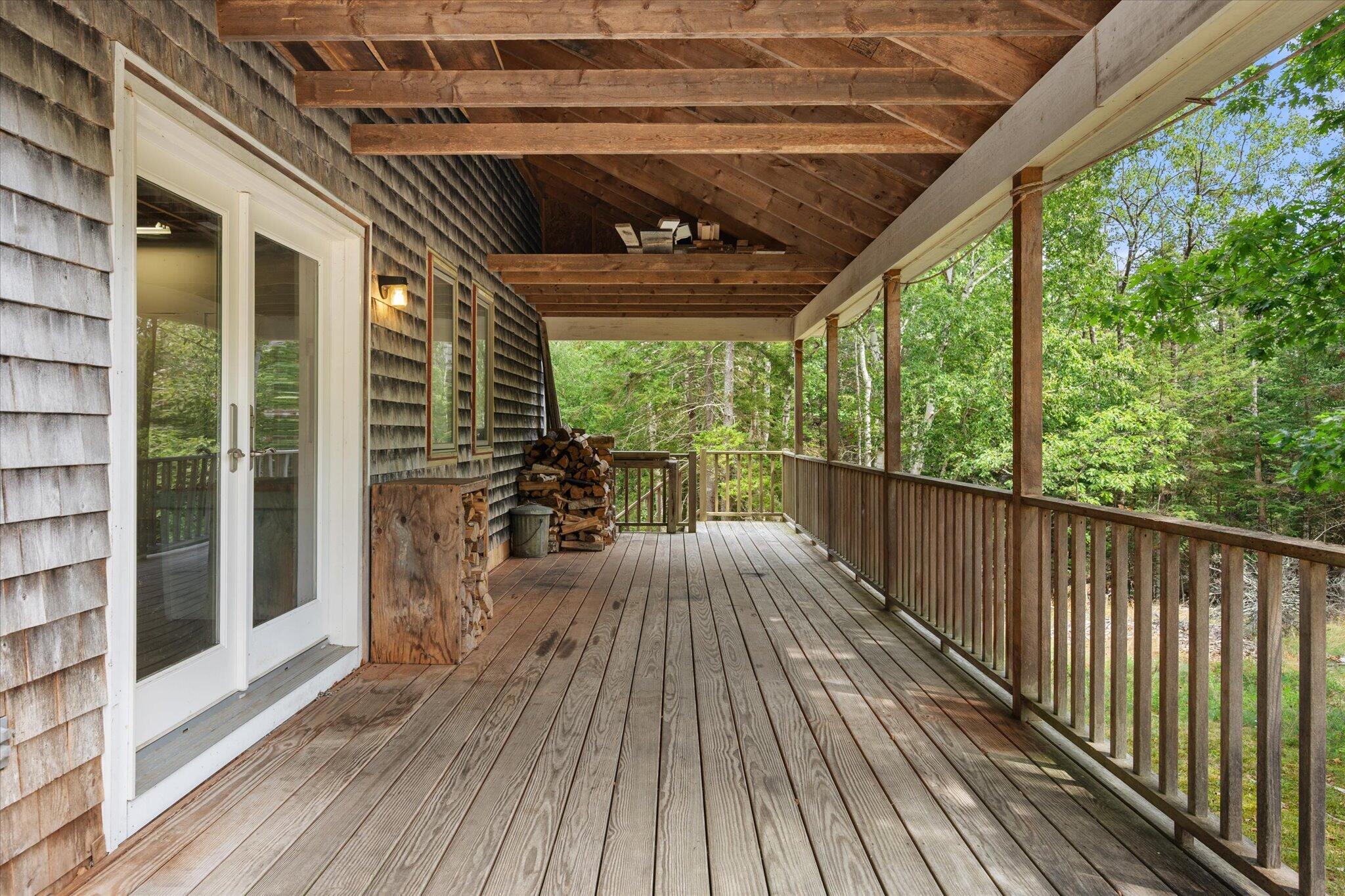 455 Eggemoggin Road Deer Isle, ME 04650 - Photo 8 of 62 Covered Porch