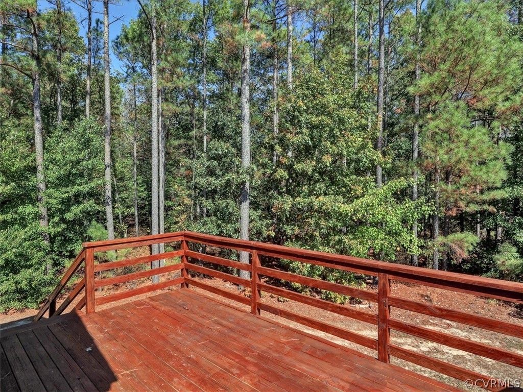 9201 Cattail Road Chesterfield, VA 23838 - Photo 22 of 35 a view of balcony with yard and deck