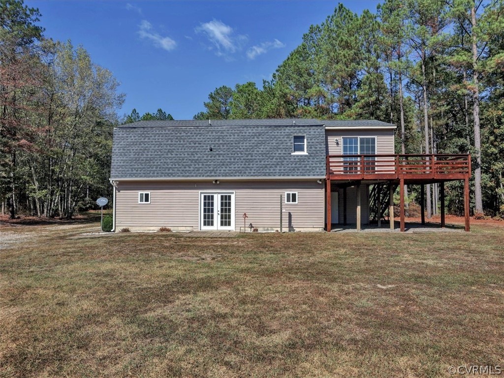 9201 Cattail Road Chesterfield, VA 23838 - Photo 26 of 35 a front view of a house with a yard and garage