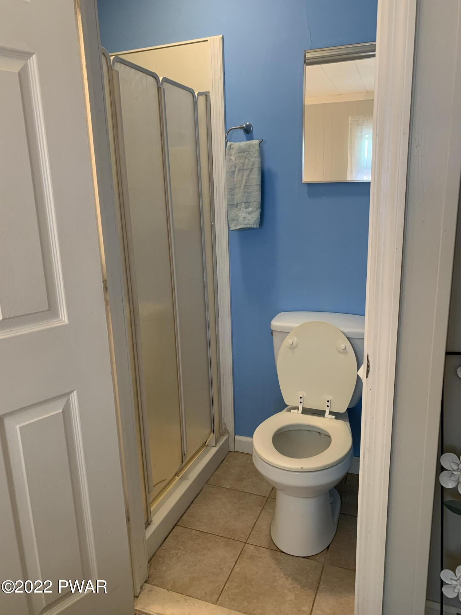 116 Red Pine Road Dingmans Ferry, PA 18328 - Photo 13 of 23 a white toilet sitting next to a shower