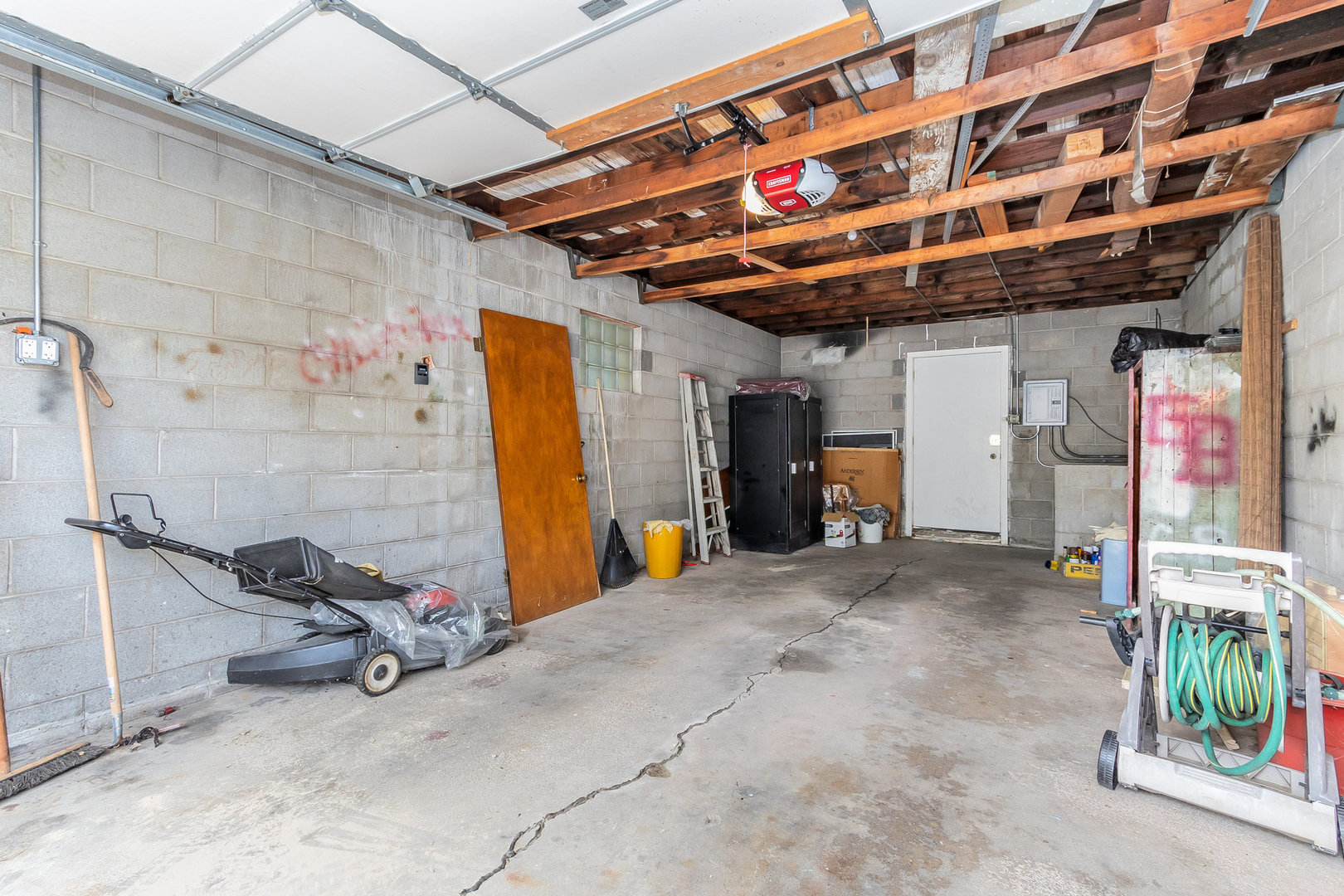 95 West 34th Street Steger, IL 60475 - Photo 20 of 21 a view of a room with wooden walls