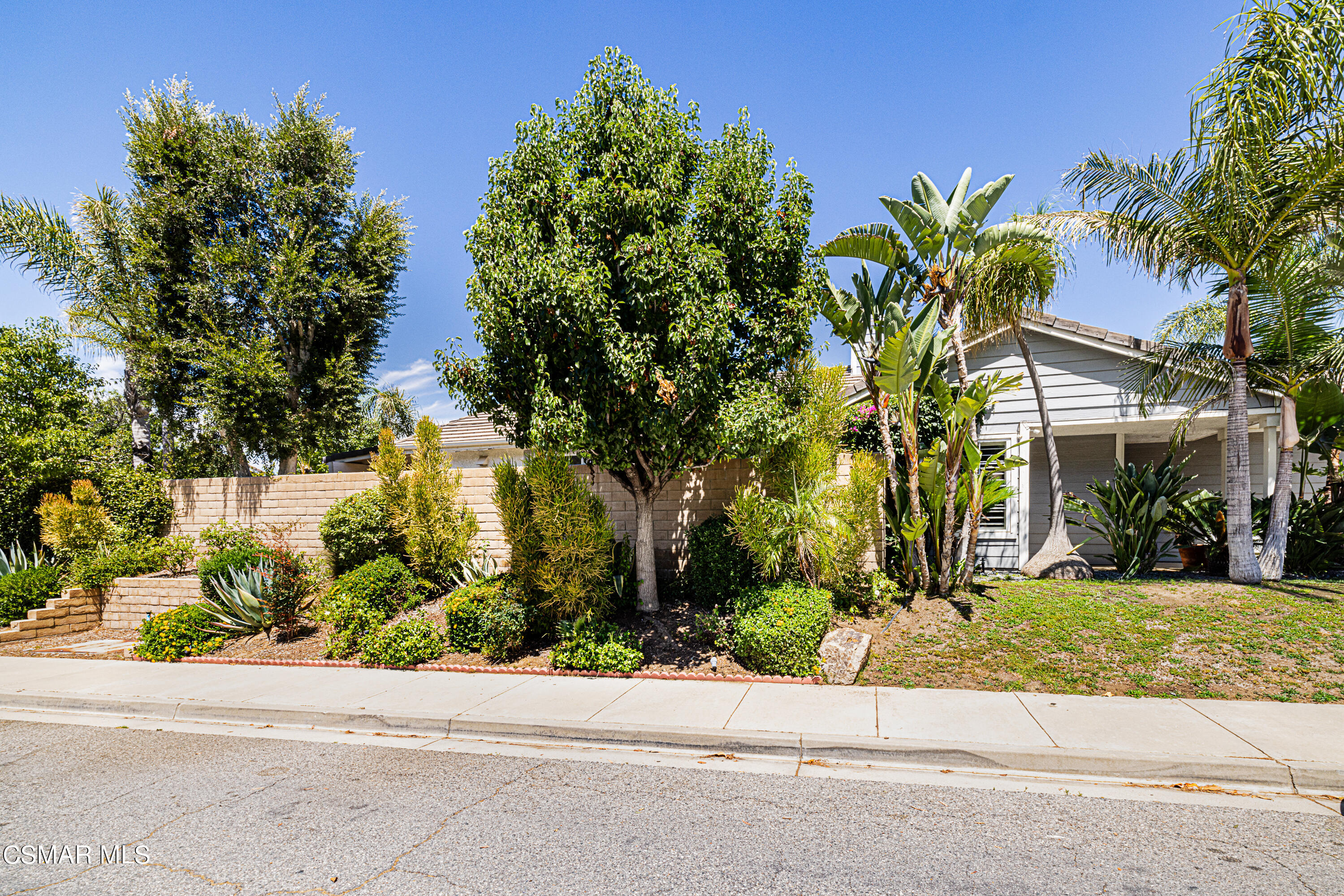 1703 Empty Saddle Road Simi Valley, CA 93063 - Photo 34 of 37 front view of a house with a yard and potted plants