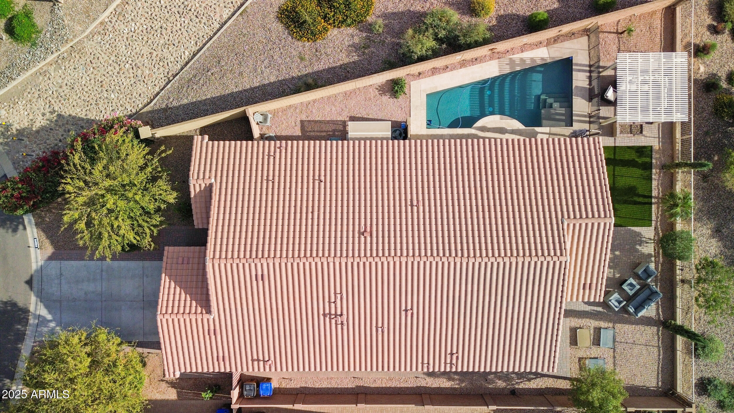 37104 Big Bend Road San Tan Valley, AZ 85140 - Photo 24 of 26 a house view with a backyard space