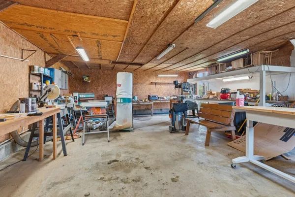 a view of storage and utility room