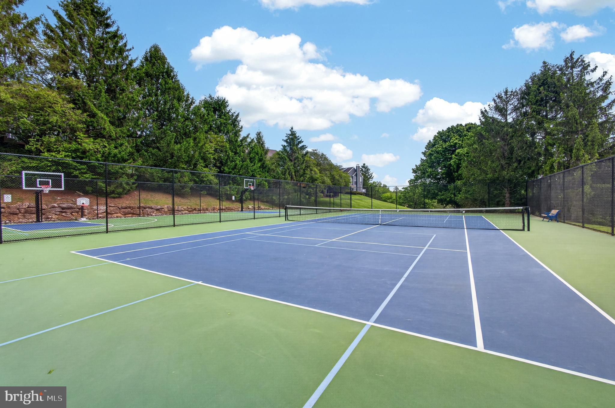 1202 Harbour Ridge Lane Downingtown, PA 19335 - Photo 33 of 37 a tennis court that has tennis net