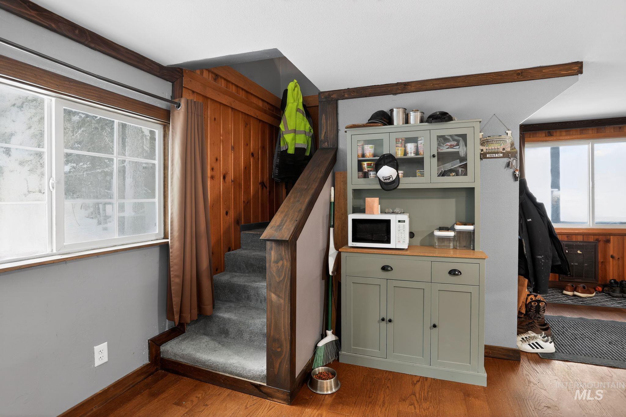 654 Bings Road Cascade, ID 83611 - Photo 18 of 40 Staircase featuring wood finished floors