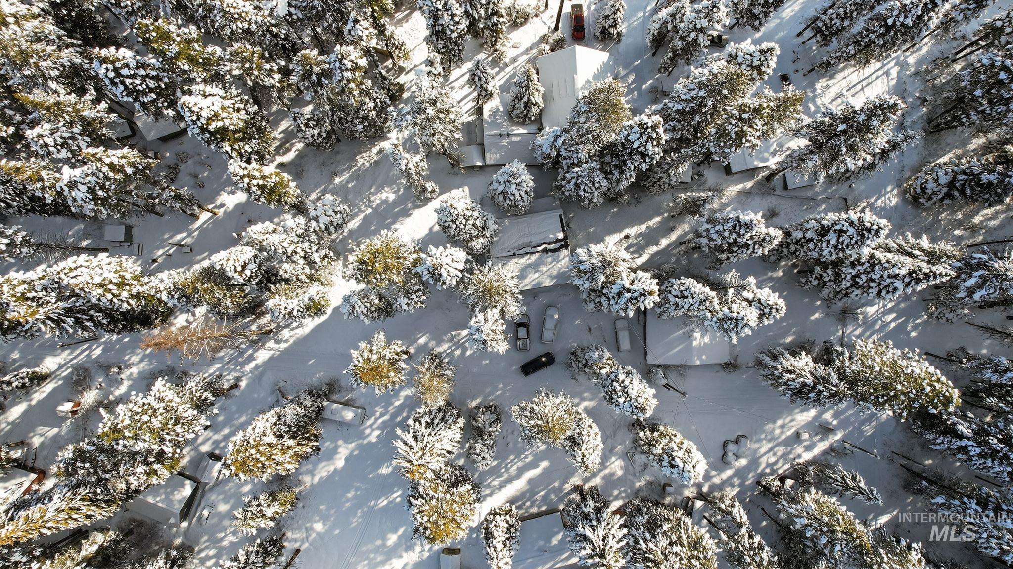 654 Bings Road Cascade, ID 83611 - Photo 32 of 40 View of snowy aerial view