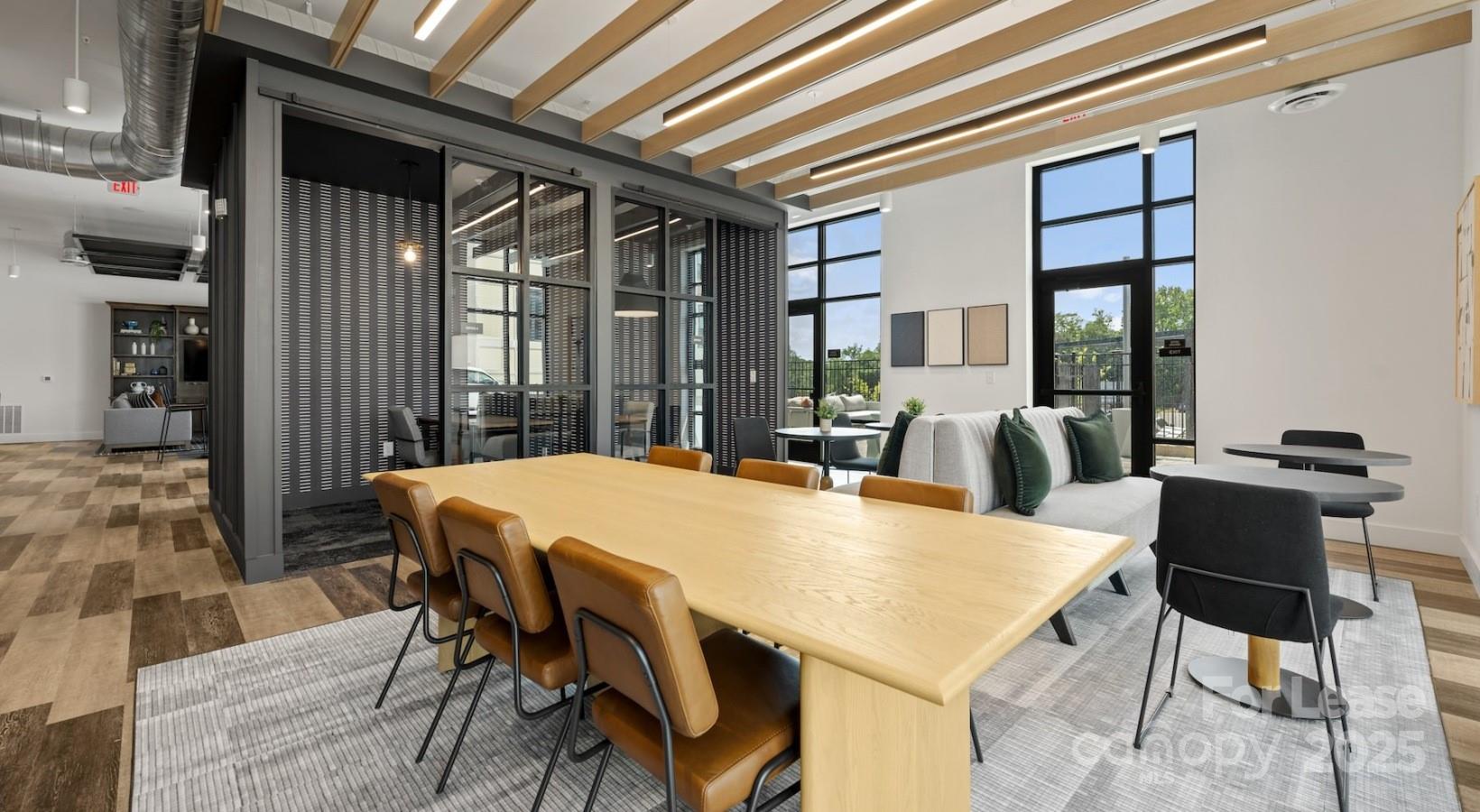 2314 Berryhill Road, Unit 1M Charlotte, NC 28208 - Photo 14 of 31 a view of a dining room with furniture and window