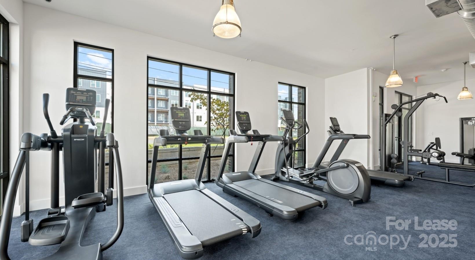 2314 Berryhill Road, Unit 1M Charlotte, NC 28208 - Photo 7 of 31 a view of a room with gym equipment