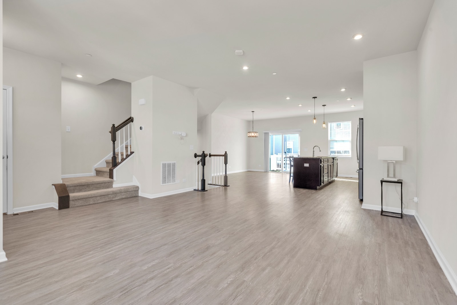 773 Rockwell Lane Des Plaines, IL 60016 - Photo 4 of 22 a living room with furniture and a wooden floor