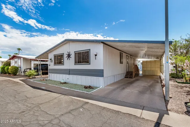 a view of a house with a patio