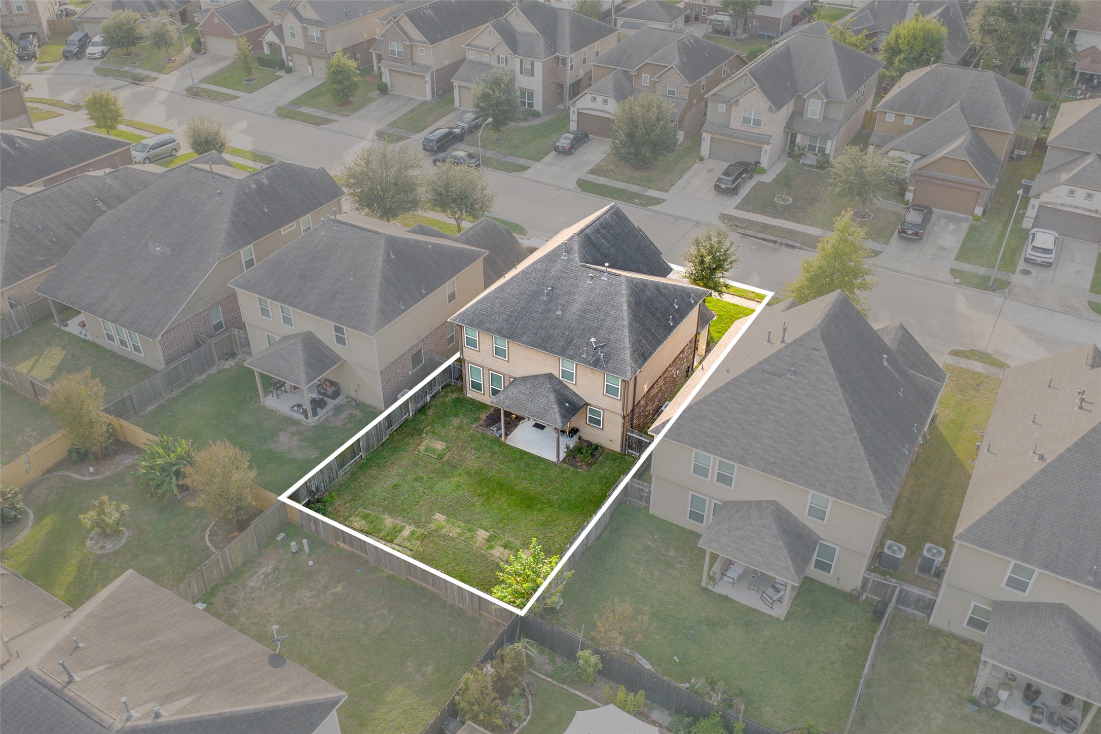 3326 Coopers Ridge Way Houston, TX 77084 - Photo 15 of 17 an aerial view of a house