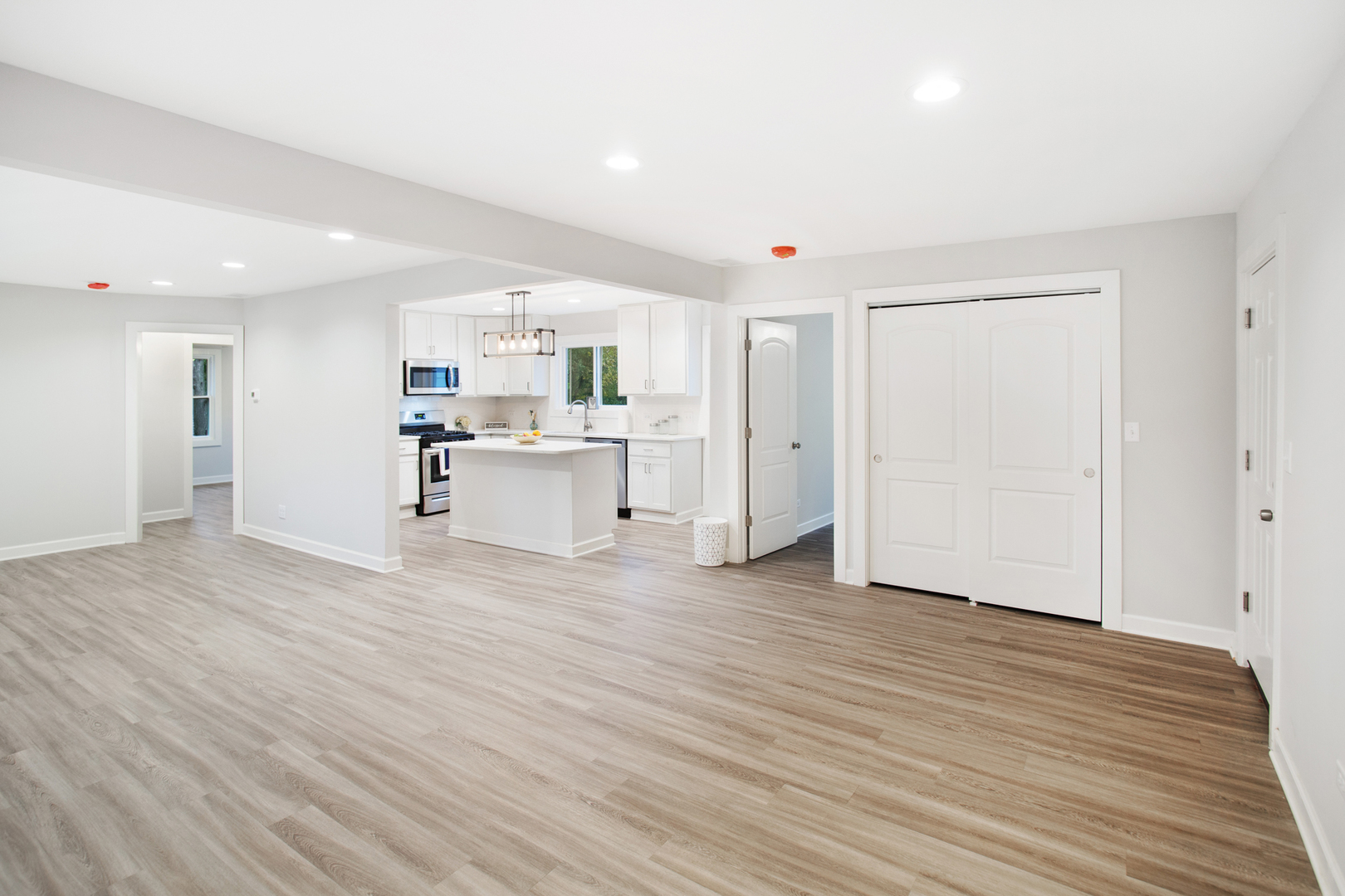 715 Anthony Trail Northbrook, IL 60062 - Photo 6 of 20 a view of kitchen view wooden floor and window