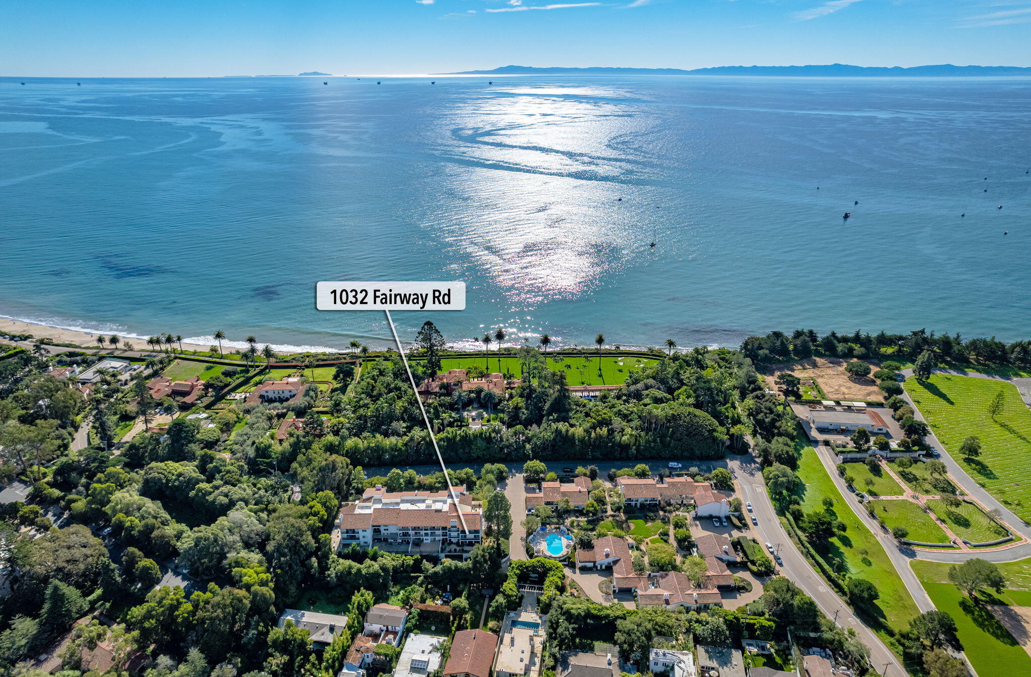 1032 Fairway Road Montecito, CA 93108 - Photo 23 of 26 Location El Montecito Verde (aerial)