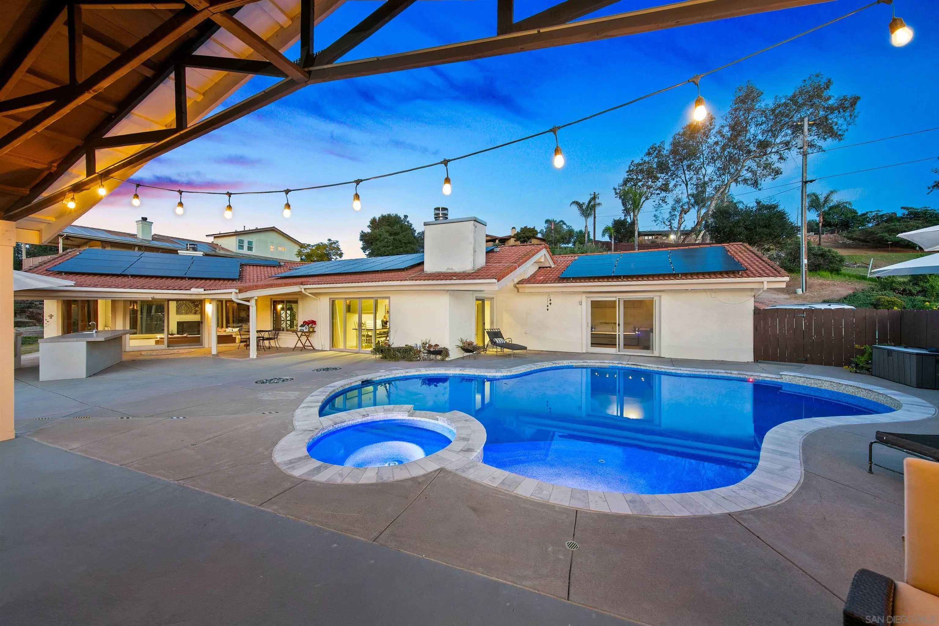 580-582 South Grade Road Alpine, CA 91901 - Photo 2 of 40 a view of a house with swimming pool